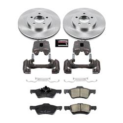 PowerStop Z17 Evolution Plus Stock Replacement Brake Kits with Calipers for 2008-2010 ESCAPE, MARINER, TRIBUTE - KCOE4581