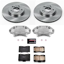 PowerStop Z17 Evolution Plus Stock Replacement Brake Kits with Calipers for 2005-2012 RL - KCOE4606