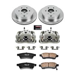 PowerStop Z17 Evolution Plus Stock Replacement Brake Kits with Calipers for 2009-2012 EQUATOR, 2005-2024 FRONTIER, 2005-2015 XTERRA - KCOE4621