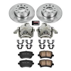 PowerStop Z17 Evolution Plus Stock Replacement Brake Kits with Calipers for 2008 A3, 2005-2010 JETTA, 2006-2009 RABBIT - KCOE4627A