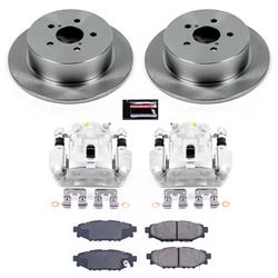 PowerStop Z17 Evolution Plus Stock Replacement Brake Kits with Calipers for 2005 LEGACY, OUTBACK - KCOE4632