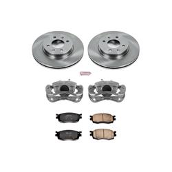 PowerStop Z17 Evolution Plus Stock Replacement Brake Kits with Calipers for 2006-2011 ACCENT, RIO, RIO5 - KCOE4652