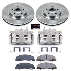 PowerStop Z17 Evolution Plus Stock Replacement Brake Kits with Calipers KCOE4654