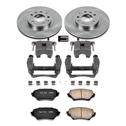 PowerStop Z17 Evolution Plus Stock Replacement Brake Kits with Calipers for 2006-2015 MX-5 MIATA - KCOE4659