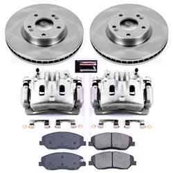 PowerStop Z17 Evolution Plus Stock Replacement Brake Kits with Calipers for 2007-2009 SANTA FE - KCOE4665