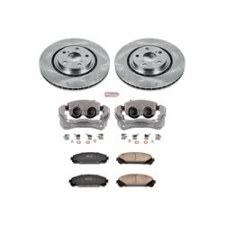 PowerStop Z17 Evolution Plus Stock Replacement Brake Kits with Calipers for 2010-2019 HIGHLANDER, 2010-2015 RX350, 2011-2020 SIENNA - KCOE4713A