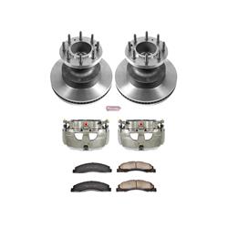 PowerStop Z17 Evolution Plus Stock Replacement Brake Kits with Calipers for 2008-2025 E-350 SUPER DUTY, E-450 SUPER DUTY - KCOE4717