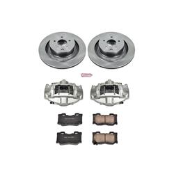 PowerStop Z17 Evolution Plus Stock Replacement Brake Kits with Calipers for 2009-2019 370Z, 2008-2013 G37, 2014-2015 Q60 - KCOE4732