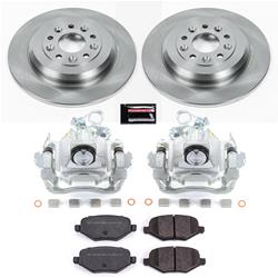 PowerStop Z17 Evolution Plus Stock Replacement Brake Kits with Calipers for 2011-2012 EDGE, MKX - KCOE4744C