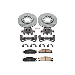 PowerStop Z17 Evolution Plus Stock Replacement Brake Kits with Calipers for 1993-1994 D21, 2001-2002 FRONTIER - KCOE4837A