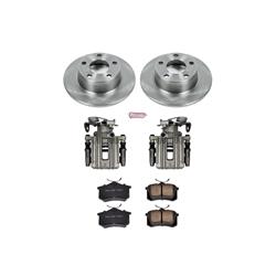 PowerStop Z17 Evolution Plus Stock Replacement Brake Kits with Calipers for 1999-2004 A6 QUATTRO - KCOE4845