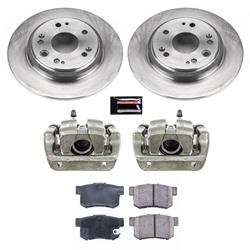 PowerStop Z17 Evolution Plus Stock Replacement Brake Kits with Calipers for 2002-2004 RL - KCOE4989