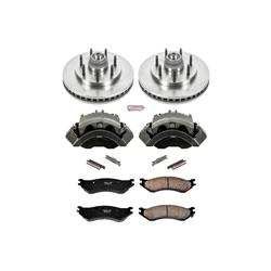 PowerStop Z17 Evolution Plus Stock Replacement Brake Kits with Calipers for 2000-2003 F-150, 2004 F-150 HERITAGE, 1997-1999 F-250 - KCOE5138