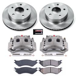 PowerStop Z17 Evolution Plus Stock Replacement Brake Kits with Calipers for 2000-2001 RAM 1500 - KCOE5143