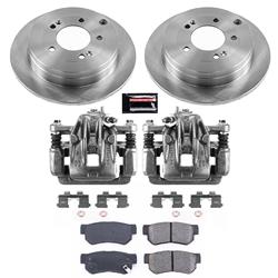 PowerStop Z17 Evolution Plus Stock Replacement Brake Kits with Calipers for 2006-2009 AZERA - KCOE5209