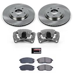 PowerStop Z17 Evolution Plus Stock Replacement Brake Kits with Calipers for 2007-2012 SENTRA - KCOE5217A