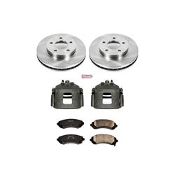 PowerStop Z17 Evolution Plus Stock Replacement Brake Kits with Calipers for 2001-2005 AZTEK, 2002-2007 RENDEZVOUS - KCOE5233