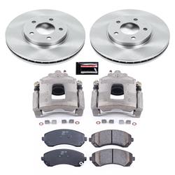 PowerStop Z17 Evolution Plus Stock Replacement Brake Kits with Calipers KCOE5234