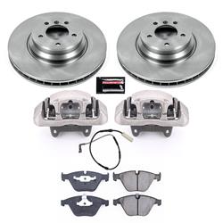 PowerStop Z17 Evolution Plus Stock Replacement Brake Kits with Calipers for 2009-2010 335D, 2007-2010 335I - KCOE5281