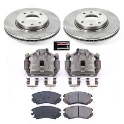 PowerStop Z17 Evolution Plus Stock Replacement Brake Kits with Calipers for 2002-2006 OPTIMA, 2003-2005 SONATA - KCOE5290A