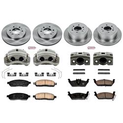 PowerStop Z17 Evolution Plus Stock Replacement Brake Kits with Calipers for 2009 F-150 - KCOE5335