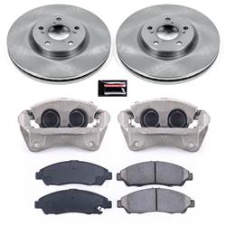 PowerStop Z17 Evolution Plus Stock Replacement Brake Kits with Calipers for 2009-2015 PILOT - KCOE5370A