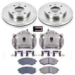 PowerStop Z17 Evolution Plus Stock Replacement Brake Kits with Calipers for 2001-2002 OPTIMA, 2002-2003 SONATA - KCOE5372