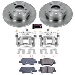 PowerStop Z17 Evolution Plus Stock Replacement Brake Kits with Calipers for 2011-2015 OPTIMA, SONATA - KCOE5381