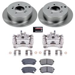 PowerStop Z17 Evolution Plus Stock Replacement Brake Kits with Calipers for 2011-2016 SPORTAGE, 2010-2015 TUCSON - KCOE5394