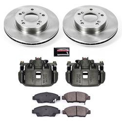 PowerStop Z17 Evolution Plus Stock Replacement Brake Kits with Calipers for 2011-2015 CR-Z - KCOE5400