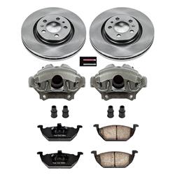PowerStop Z17 Evolution Plus Stock Replacement Brake Kits with Calipers for 1998 BEETLE - KCOE5401
