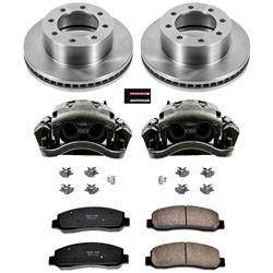 PowerStop Z17 Evolution Plus Stock Replacement Brake Kits with Calipers for 2009-2011 F-250 SUPER DUTY, 2010-2011 F-350 SUPER DUTY - KCOE5412