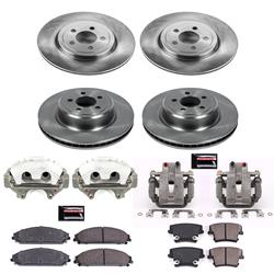 PowerStop Z17 Evolution Plus Stock Replacement Brake Kits with Calipers for 2012-2014 CHARGER - KCOE5456A