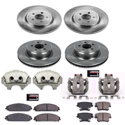 PowerStop Z17 Evolution Plus Stock Replacement Brake Kits with Calipers for 2006-2011 CHARGER, 2006-2008 MAGNUM - KCOE5457