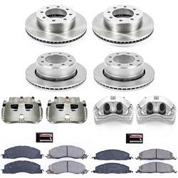 PowerStop Z17 Evolution Plus Stock Replacement Brake Kits with Calipers for 2011-2012 3500, 2009-2010 RAM 3500 - KCOE5458A