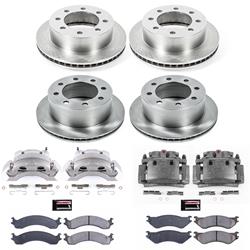 PowerStop Z17 Evolution Plus Stock Replacement Brake Kits with Calipers for 2001-2002 RAM 2500 - KCOE5466