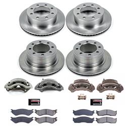 PowerStop Z17 Evolution Plus Stock Replacement Brake Kits with Calipers for 2003-2008 RAM 3500 - KCOE5468A