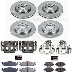 PowerStop Z17 Evolution Plus Stock Replacement Brake Kits with Calipers for 2010-2011 FLEX - KCOE5510A
