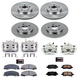 PowerStop Z17 Evolution Plus Stock Replacement Brake Kits with Calipers for 2012-2013 IMPALA, 2014-2016 IMPALA LIMITED - KCOE5514