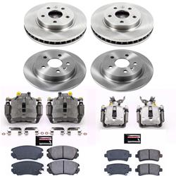PowerStop Z17 Evolution Plus Stock Replacement Brake Kits with Calipers for 2014-2015 MALIBU, 2016 MALIBU LIMITED - KCOE5523A