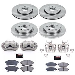 PowerStop Z17 Evolution Plus Stock Replacement Brake Kits with Calipers for 2013-2016 SONIC - KCOE5551A