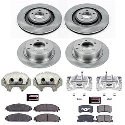 PowerStop Z17 Evolution Plus Stock Replacement Brake Kits with Calipers for 2008-2009 CALIBER - KCOE5566