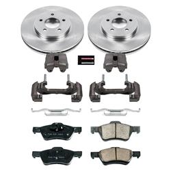 PowerStop Z17 Evolution Plus Stock Replacement Brake Kits with Calipers for 2010-2012 ESCAPE, 2010-2011 MARINER, 2010 TRIBUTE - KCOE5572