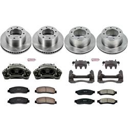 PowerStop Z17 Evolution Plus Stock Replacement Brake Kits with Calipers for 2010-2011 F-250 SUPER DUTY, F-350 SUPER DUTY - KCOE5575