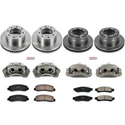 PowerStop Z17 Evolution Plus Stock Replacement Brake Kits with Calipers for 2011 F-350 SUPER DUTY - KCOE5576