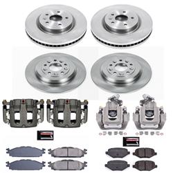 PowerStop Z17 Evolution Plus Stock Replacement Brake Kits with Calipers for 2011-2012 MKS - KCOE5584A