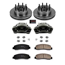 PowerStop Z17 Evolution Plus Stock Replacement Brake Kits with Calipers for 2009-2011 F-250 SUPER DUTY, 2010-2011 F-350 SUPER DUTY - KCOE5588