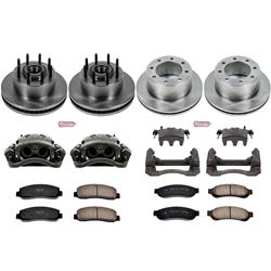 PowerStop Z17 Evolution Plus Stock Replacement Brake Kits with Calipers for 2010-2011 F-250 SUPER DUTY, F-350 SUPER DUTY - KCOE5590