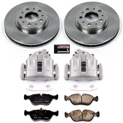 PowerStop Z17 Evolution Plus Stock Replacement Brake Kits with Calipers KCOE572