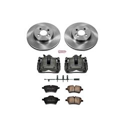 PowerStop Z17 Evolution Plus Stock Replacement Brake Kits with Calipers for 2007 COOPER - KCOE5784